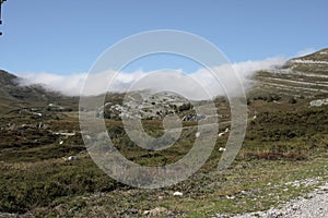 View of the Lunada ski resort. photo