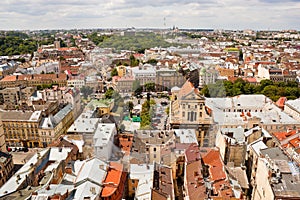 View of Lviv, Ukraine