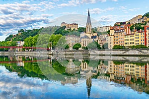 View of Lyon, France