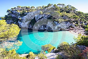 Macarelleta beach, Menorca, Spain photo