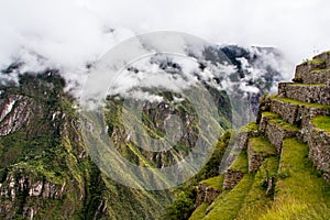 View of the Machu Picchu