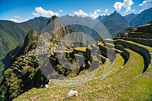 View of the Machu Picchu