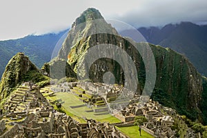 View of Machu Picchu from the Sun Gate