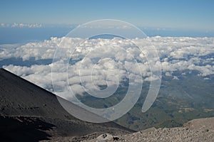 View from Mahameru peak