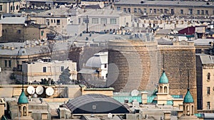 View of the Maiden Tower, Baku city, Azerbaijan