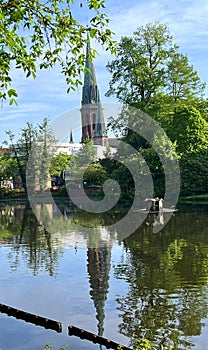 View on the main church in Oldenburg