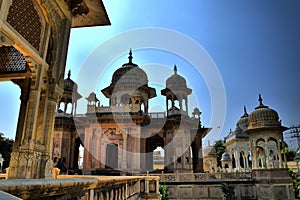 View of the main monuments and points of interest in Jaipur. Gaitor Royal Tombs (Jaipur, India)