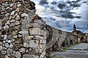 View of the main monuments and sites of Greece. Lepanto town.