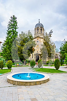 View of the main square of the bulgarian city Byala....IMAGE