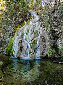 View of the main waterfall of La Floresta photo
