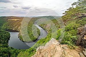 The view Maj, Vltava river.