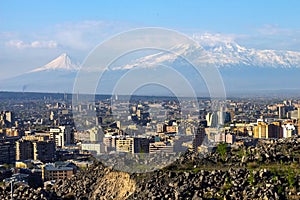 View of the majestic Mount Ararat