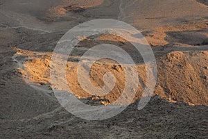 View of Makhtesh Ramon Crater, Negev Desert, Israel