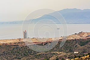 View of Malaga from El Rincon de la Victoria photo