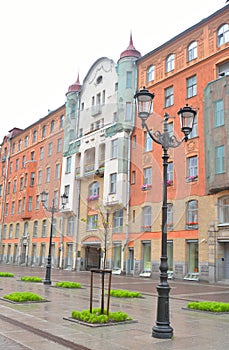 View of Malaya Konyushennaya Street.