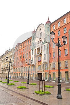 View of Malaya Konyushennaya Street.