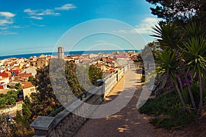 View of Malgrat de Mar Spain photo