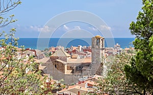 View of Malgrat del Mar, Spain photo