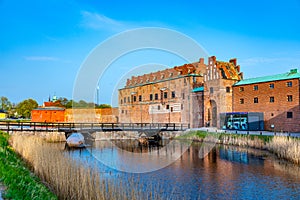 View of Malmo castle in Sweden