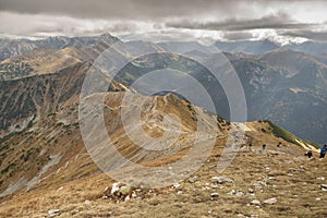 View from Malolaczniak - Tatras Mountains.Autumn d