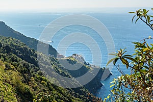 View of Manarola, Cinque Terre. Italy