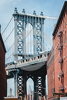 View on Manhattan Bridge from Dumbo