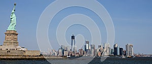 View of Manhattan from New Jersey side of Hudson River