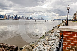 View of Manhattan from the Other side of Hudson River, New Jersey