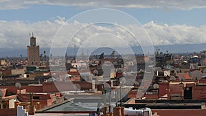 View at marakesh from roof top