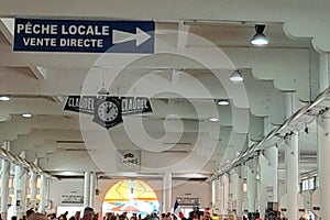 View of the MarchÃ© Forville (antiques) market photo