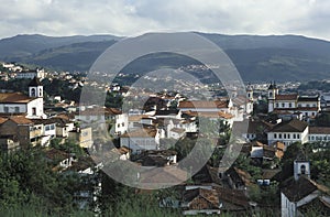 View of Mariana, Minas Gerais, Brazil.