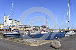 View of the marina