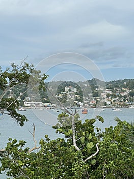 A view of the Marine in Samana Bay , Dominican Republic, 2024