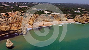 View of Marinha beach Algarve, Portugal