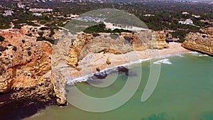 View of Marinha beach Algarve, Portugal