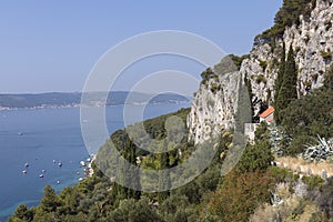 View from Marjan Hill in Split photo