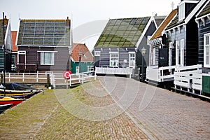 View of Marken houses