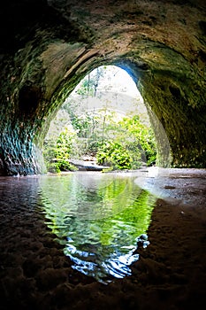 View of Maroaga Cave at Presidente Figueiredo Brazil photo