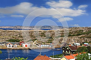 View from Marstrand castle