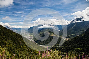View of Martigny, Switzerland
