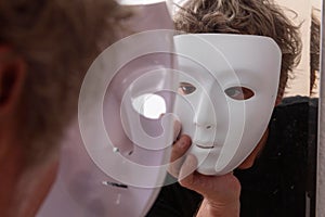 view through mask on yourself