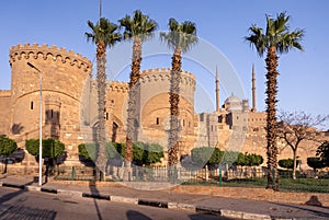 Mosque of Saladin Citadel, Salah El-Deen square, Cairo, Egypt photo