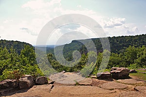 View from Mather Lodge at Petit Jean State Park