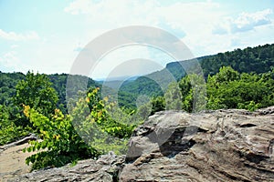 View from Mather Lodge at Petit Jean State Park