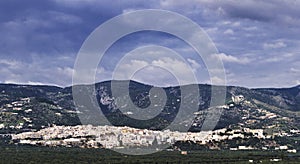 A view of Mattinata city, Gargano - Apulia