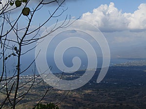 View of Maumere city from Nilo Hill