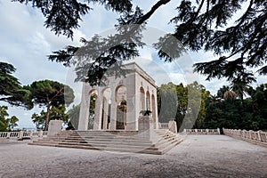View of Mausoleum ossuary of the Janiculum hil