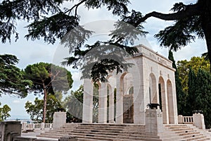 View of Mausoleum ossuary of the Janiculum hil