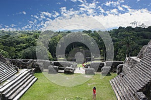 View of the Maya Mountains From Caracol`s Sky Palace