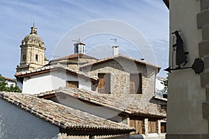 View of MaÃ±eru, Navarra. Spain.